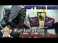 Xur's Location & Best Equipment to grab! Week of Sept 10th | Destiny 2