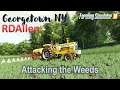 Attacking the Weeds | E36 Georgetown NY | Farming Simulator 19