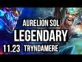 AURELION SOL vs TRYNDA (MID) | 13/2/13, Rank 8 Aurelion Sol, Legendary | EUW Master | 11.23