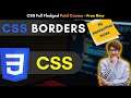 CSS 2021 Tutorial : Borders in CSS | Border style, border width, border color #csstutorial #csshindi