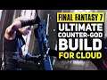 Final Fantasy 7 Remake - Ultimate End Game Build For Cloud | FF7 Remake Advanced Combat Tips!