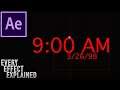 How to use Numbers & Timecode Text Effects in Adobe After Effects CC (Explained Ep. 18)
