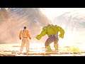 Hulk And Street Fighter Ryu Vs Elder Dragon Boss - Marvel Avengers Game