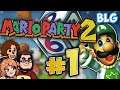 Let's Play Mario Party 2 (Space Land) - Part 1 - Ian the Heel