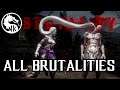 Mortal Kombat 11 - NEW All 270+ Brutalities so far [Uncensored]