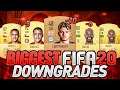 MOST SHOCKING FIFA 20 DOWNGRADES!