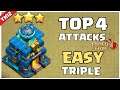 NEW EASY TH12 Attack Strategies After Update! | New Top4 Attack Strategy Th12 Clash of Clans Topic
