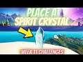 Place a *SPIRIT CRYSTAL* at the Tallest Mountain in Fortnite! ⛰️ (Week 11)