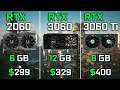 RTX 2060 vs RTX 3060 vs RTX 3060 Ti - Test in 7 Games