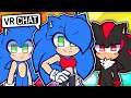Sonic & Shadow Meet Sonica The Hedgehog! (VR Chat)