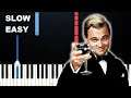 The Great Gatsby Soundtrack - Young And Beautiful (SLOW EASY PIANO TUTORIAL)