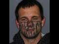 Wanted criminal with an extremely distinctive tattoo on his face is mocked on Facebook