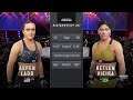 Aspen Ladd Vs. Ketlen Vieira  : EA Sports UFC 4 Gameplay (UFC Apex)  (EA Access 10 Hour Trial)