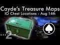 Cayde's Stash Locations - Aug 14th - IO - Cayde Treasure Maps