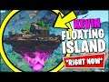 FLOATING ISLAND IS BACK *RIGHT NOW* (FORTNITE SEASON X KEVIN THE CUBE FLOATING ISLAND GAMEPLAY)