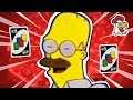 Homer Simpson with a moustache (UNO Funny Moments)