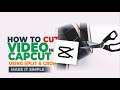 How to Cut Video in Capcut App Using Split and Crop Feature