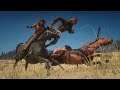 NATIVE AMERICAN Horse FALLS and CRASHES in Red Dead Redemption 2 PC ✪ Vol 22