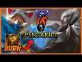 PENTAKILL FROM SUNFIRE AEGIS BURN! - Diamond Urgot Vs Darius - League of Legends