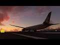 Singapore Airlines 787-10 Sunset Take Off Frankfurt [FRA] - Flight Simulator