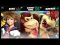Super Smash Bros Ultimate Amiibo Fights – Sora & Co #344 Sora vs Donkey Kong vs Bowser
