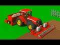 Tractor Kids Show - Planting and Harvesting Potatoes How the Farmer Works? Farm simulation Bazylland