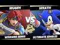 4o4 Smash Night 33 Winners Semis - Wrath (Sonic) Vs. Mugen (Roy) SSBU Ultimate Tournament