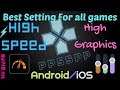 Best Setting For PPSSPP For All Games On Android Or iOS (No Lag)