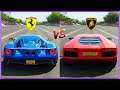 FH4 Drag Race - Ford GT Vs Aventador LP