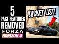 Forza Horizon 4 - 5 PAST FEATURES That Were REMOVED From The Game!