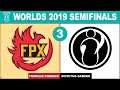 FPX vs IG Game 3 - Worlds 2019 Semifinals - FunPlus Phoenix vs Invictus Gaming G3