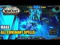 Mage All Covenant Spells Shadowlands Alpha