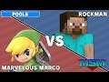 Offline MSM 235 - W8 | Marvelous Marco (Toon Link) VS RVNT | RockMan (MegaMan/Steve) Wave 2 Pools