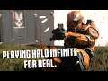 Playing Halo Infinite Multiplayer for REAL || Halo Infinite || Hero's of Reach Season