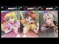 Super Smash Bros Ultimate Amiibo Fights – Request #14392 Peach vs Daisy vs Robin