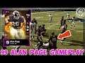This REVIEW IS The Weirdest EVER! 99 PS Alan Page! 99 ALAn Page Gameplay! | Madden 19