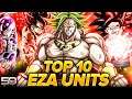 Top 10 BEST EZA Units in DBZ: Dokkan Battle! | Tier List