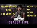 WARZONE HOW TO FIX FRAMES DROP IN GAME WHILE PLAYING EASY WAY  #call of duty #warzone #vanguard