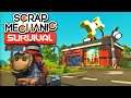 WE FOUND A MECHANIC STATIONS AND MADE A CRAFT BOT | Scrap Mechanic Survival Gameplay/Let's Play E2