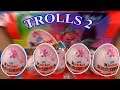 4 Trolls 2 DreamWorks Movie Kinder Surprise Eggs Opening Special Series #212