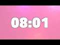 8 MINUTES AND 1 SECOND TIMER COUNTDOWN [481 seconds - 8:01]