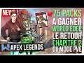Apex News : 75 Packs Pathfinder à Gagner, World's Edge le Retour, PVE Chapitre 2...