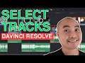 Davinci Resolve How To Select Multiple Clips and Move Easily! | Davinci Resolve Tutorial