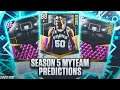 FIRST DARK MATTER CARD COMING SOON? MY *PREDICTIONS* FOR SEASON 5 OF NBA 2K21 MYTEAM