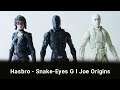 Hasbro G  I  Joes Snake Eyes Origin Snake Eyes, Baroness & Storm Shadow  Figures Review