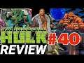 Immortal Hulk #40 Review! Joe Fixits Smart Escape Root - Hulk vs The Thing Rematch?! Marvel COMICS