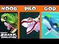 NOOB vs PRO vs GOD (HUNGRY SHARK EVOLUTION)