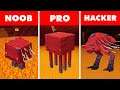 Noob vs. Pro vs. Hacker : MUTANT STRIDER! In Minecraft Animation