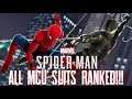 Spider-Man PS4: ALL MCU SUITS RANKED FROM WORST TO BEST!!!
