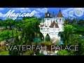 The Sims 4 Speed Build | PRE- REALM OF MAGIC | ⭐ MAGICAL WATERFALL PALACE ⭐ | NOCC